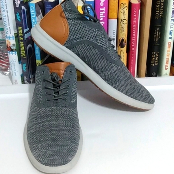 G.H. BASS CONNER KT GRAY COMFORT STRETCH OXFORD SHOES SIZE 10 NWT - Picture 1 of 10